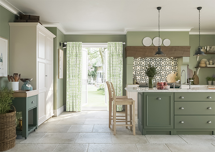 Bamboo Candy, Green White - Made To Measure Curtains - Image 14